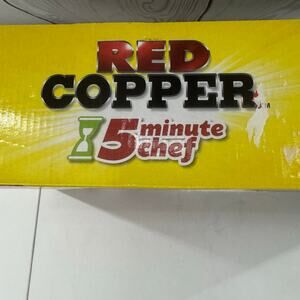 Copper Red 5 Minute Chef Electric Meal Maker Model OPEN BOX